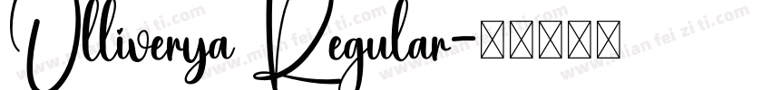 Olliverya Regular字体转换